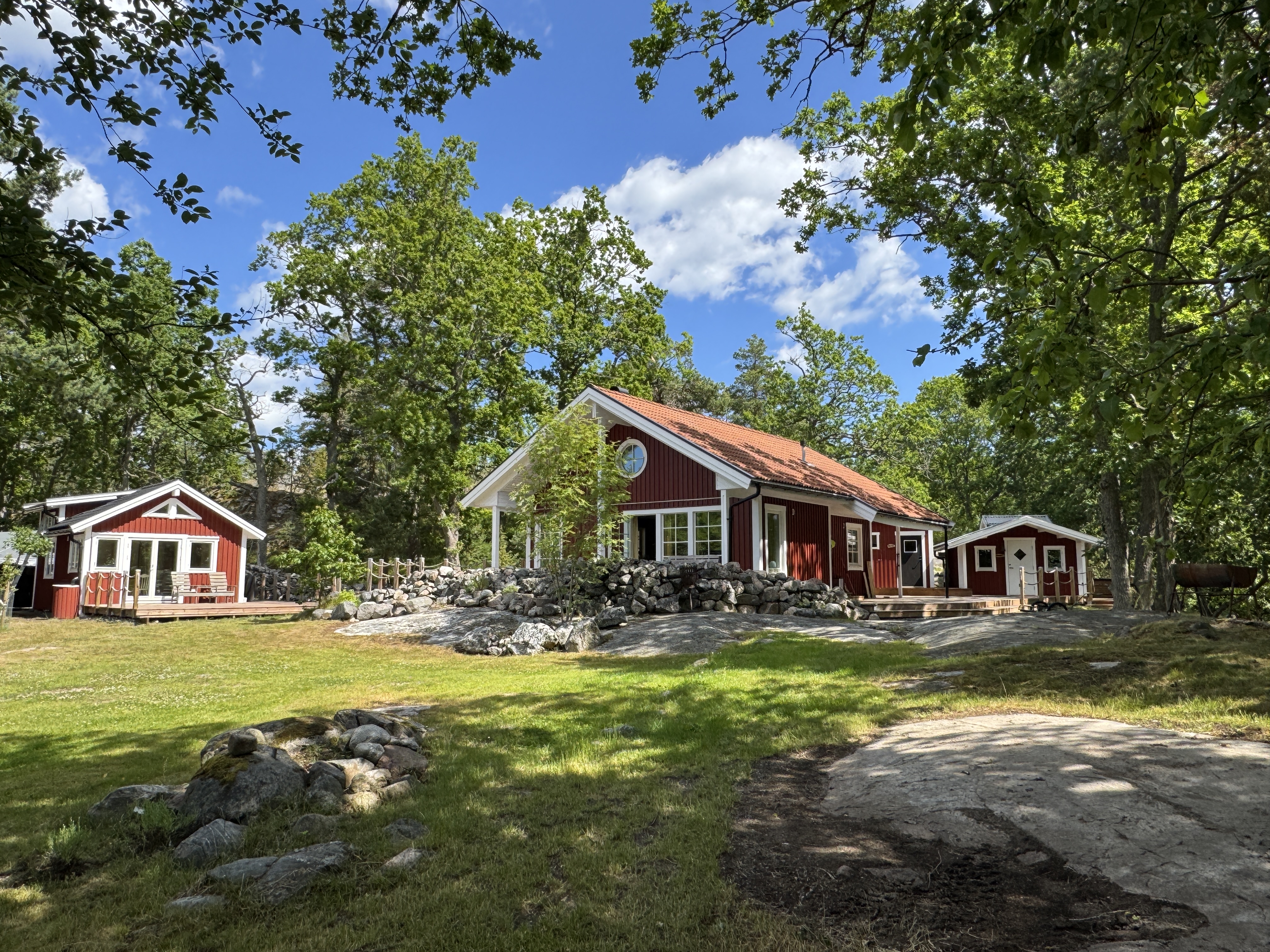 Das Ensemble auf Horsö im Sommer 2025