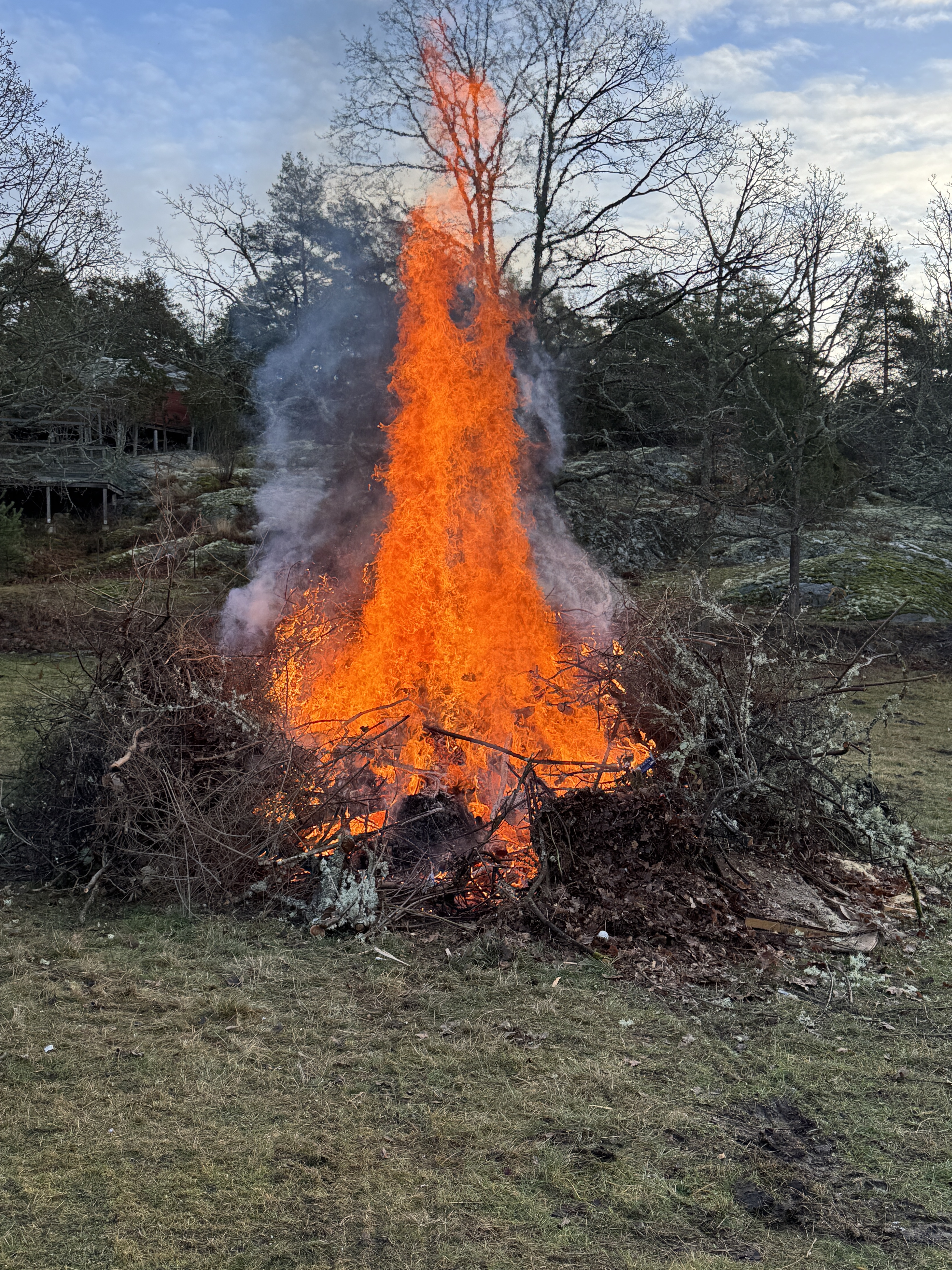 Frühjahrsfeuer
