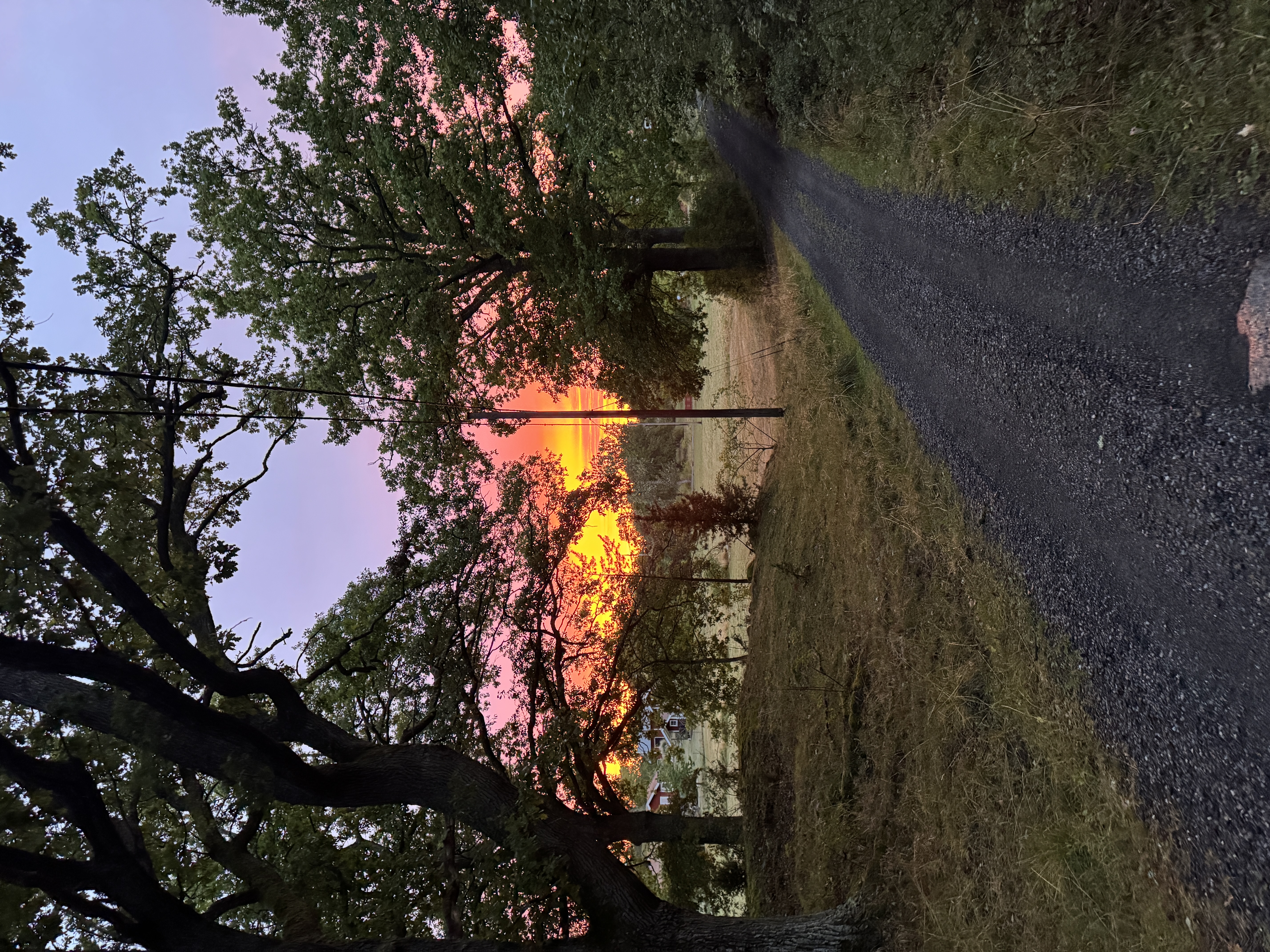 Sonnenuntergang Schären