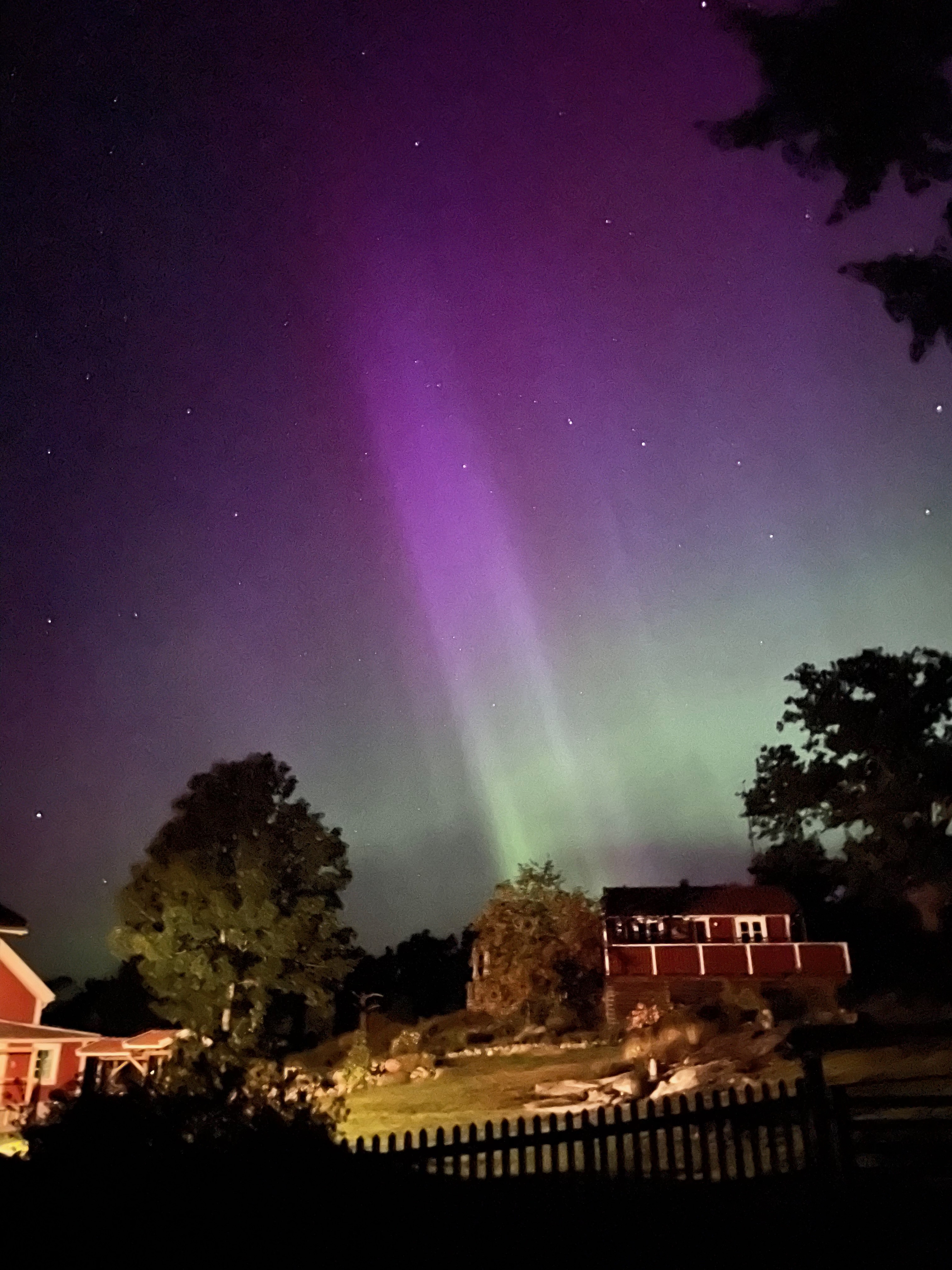 Nordlicht über Horsö
