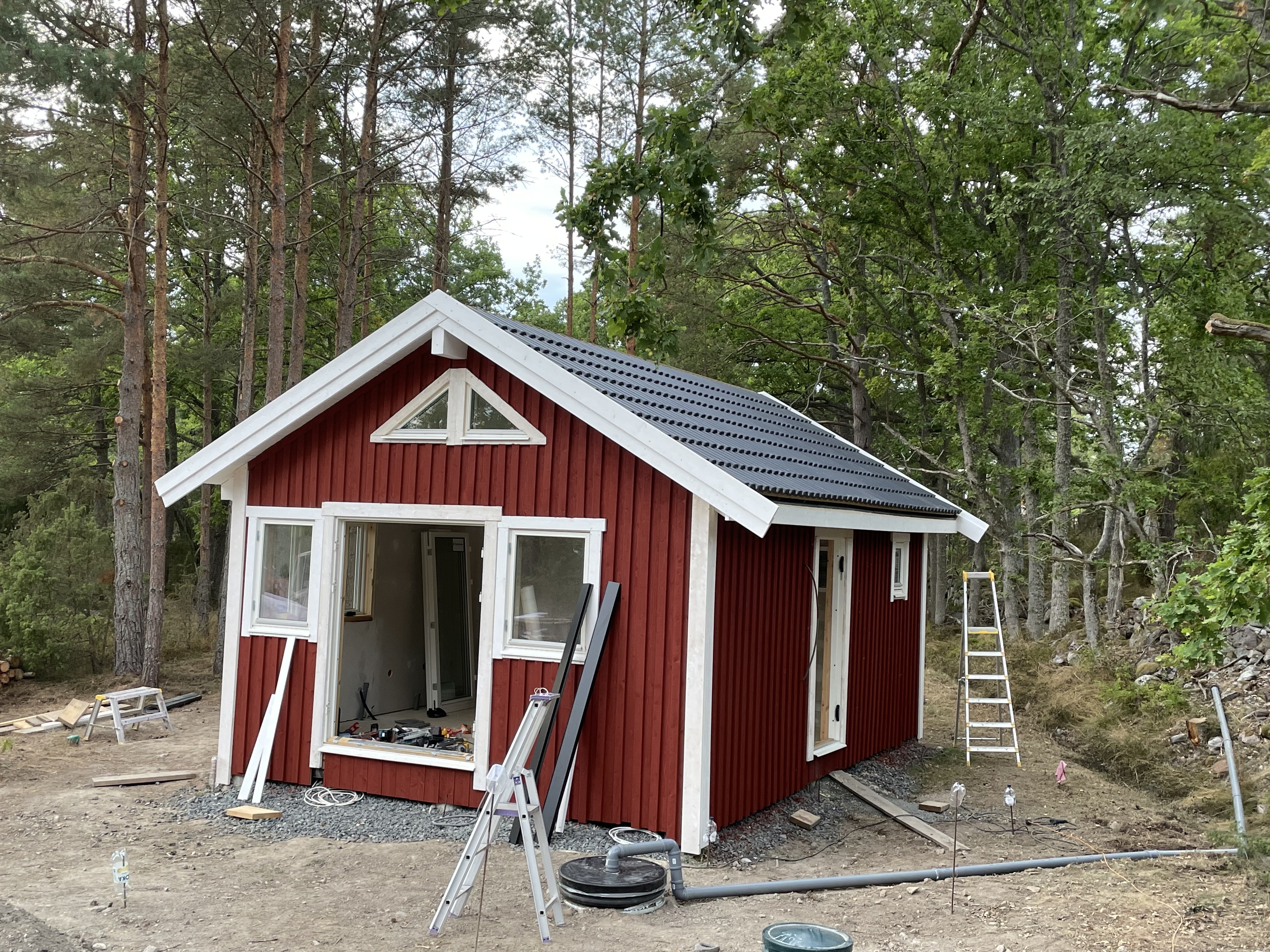 Svålbo von außen fast fertig